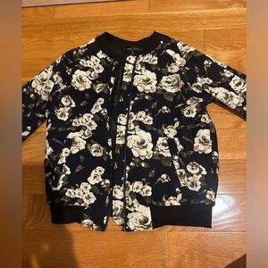 Floral bomber Jacket